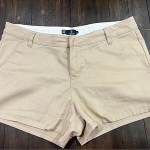 VOLCOM So Chickie Shorts In Khaki Size 31